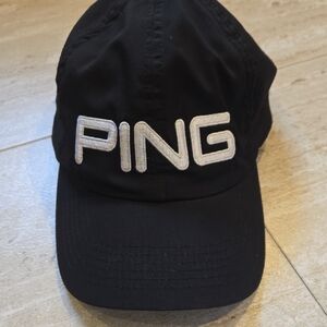 Ping Black Adjustable Hat